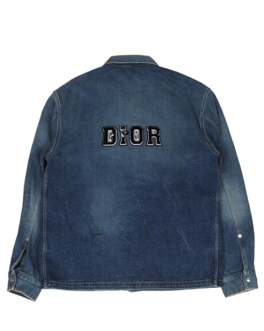 Kenny Scharf Logo Denim Shirt