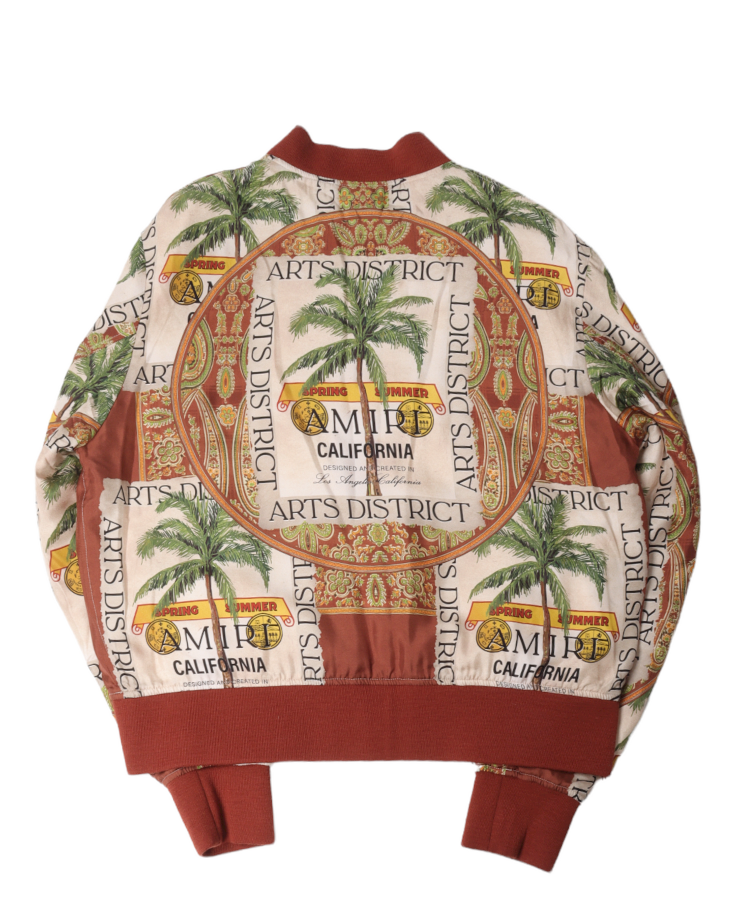 Arts District Silk Bomber Jacket