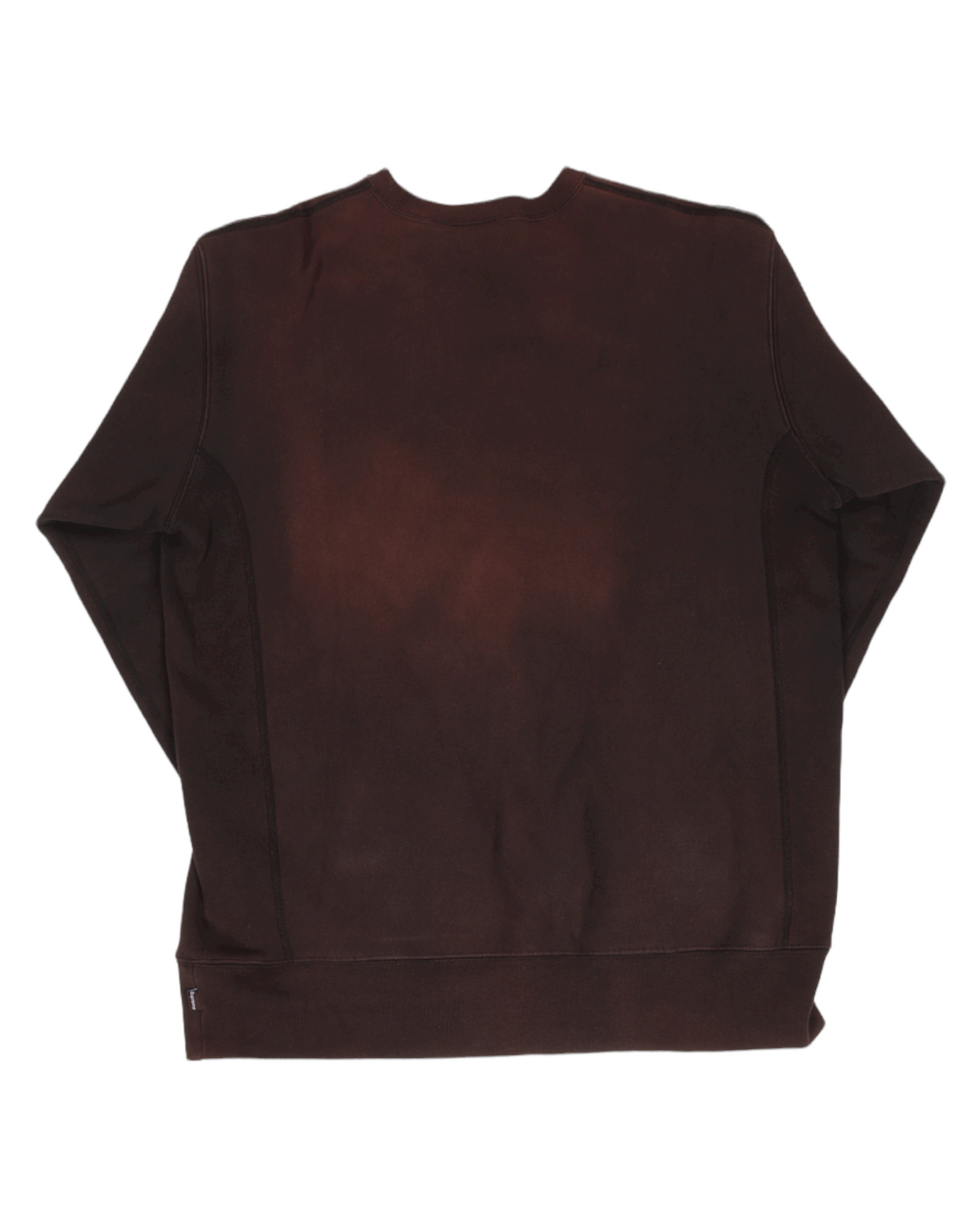 2003 Gold on Brown Box Logo Crewneck