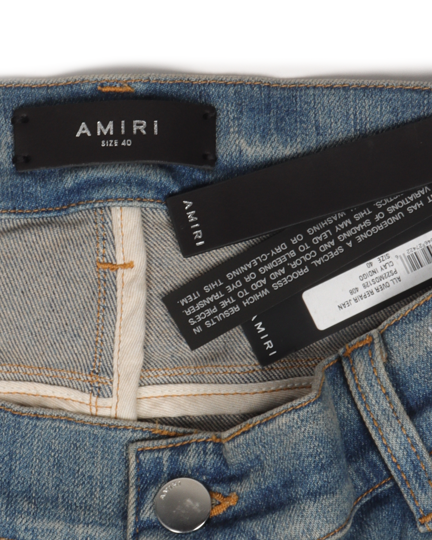 All-Over Repair Denim