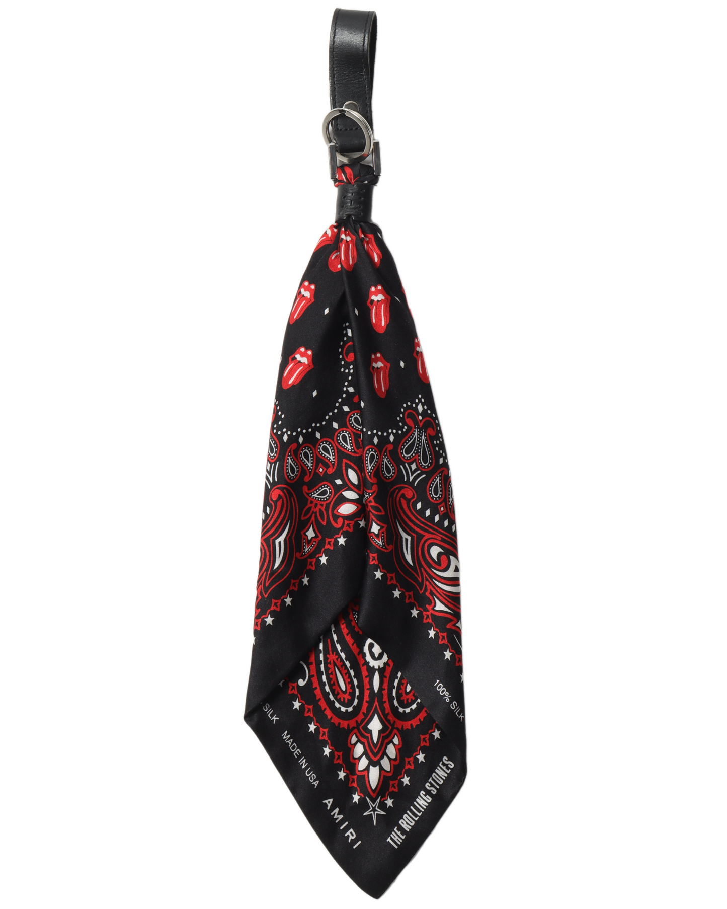 Rolling Stones Silk Bandana Keychain