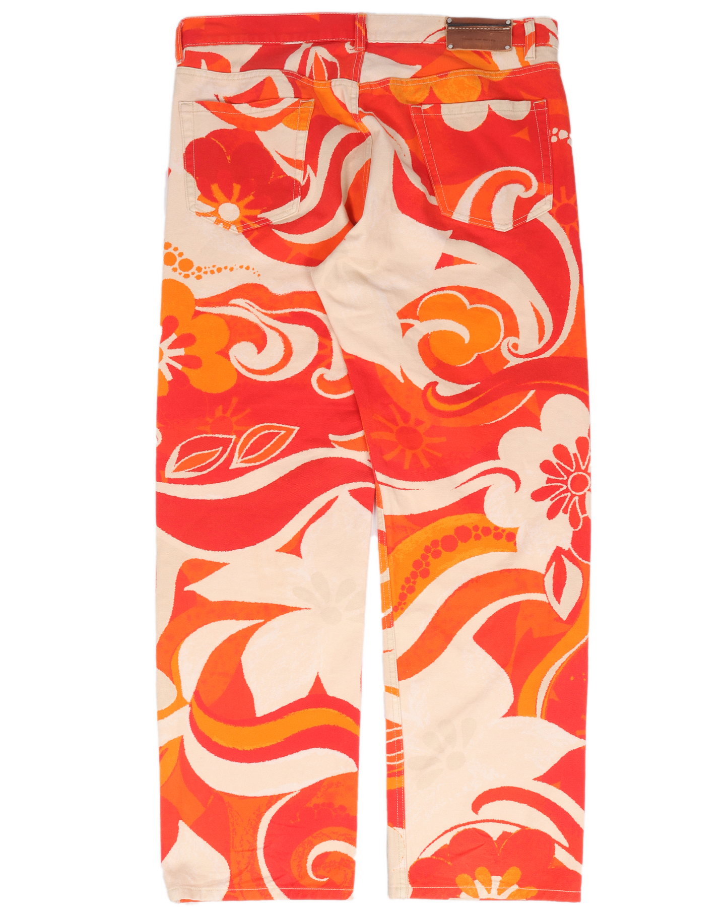 Orange Denim Jean