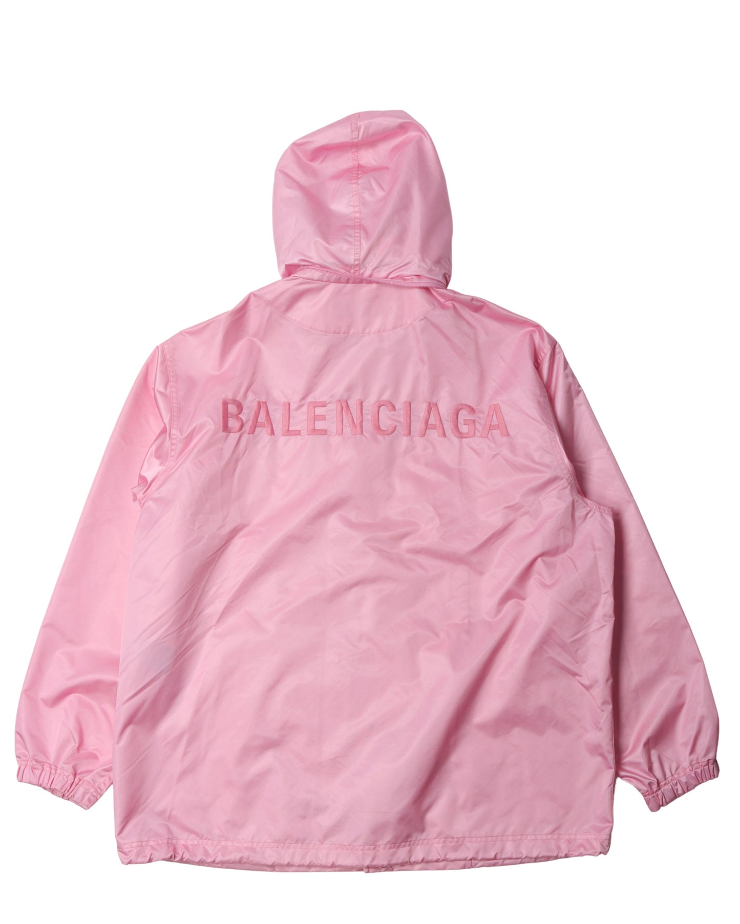 Embroidered Hooded Windbreaker