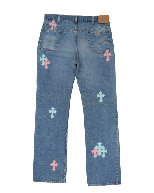 Levi's Multicolor (Aspen) Cross Patch Denim