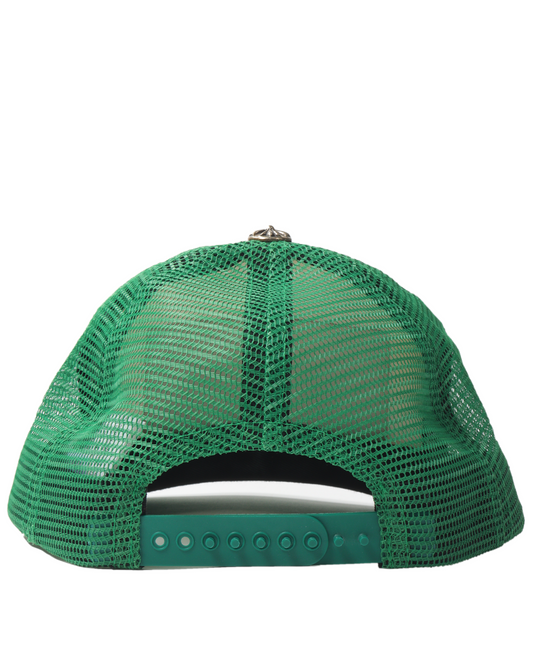 Green and White Hollywood Hat