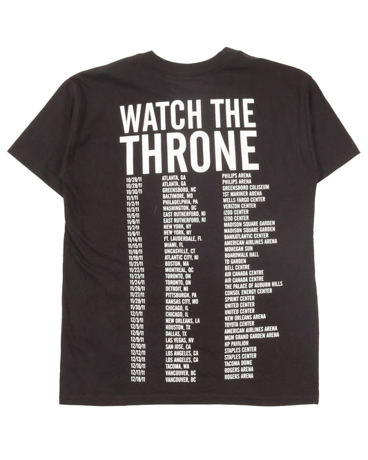 Jay-Z Kanye West Watch The Throne Tour T-Shirt