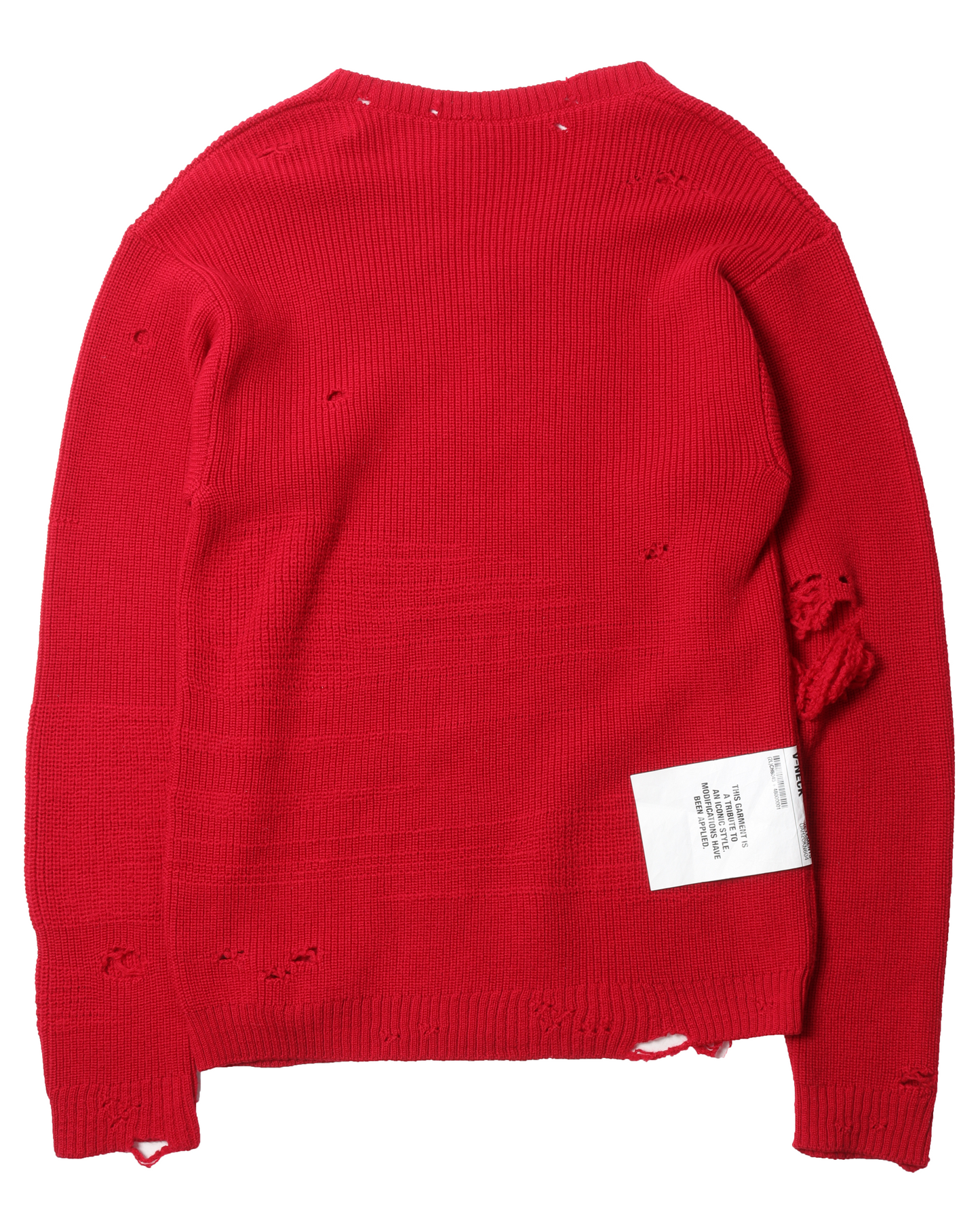 FW20 Oversized Distressed Wool Sweater