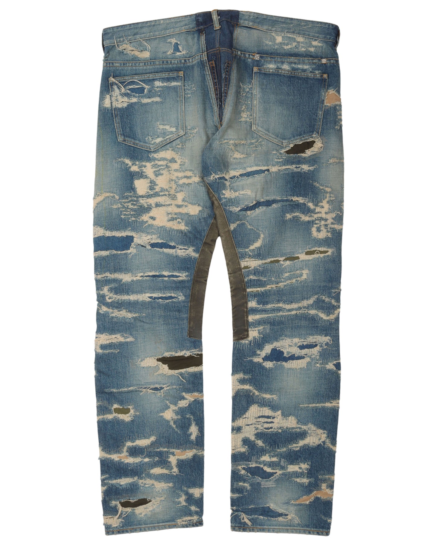 Distressed Light Wash Jeans