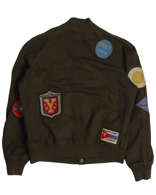 Olive Bomber Jacket