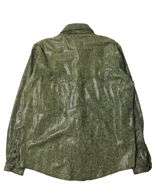 Snake Skin Button Shirt