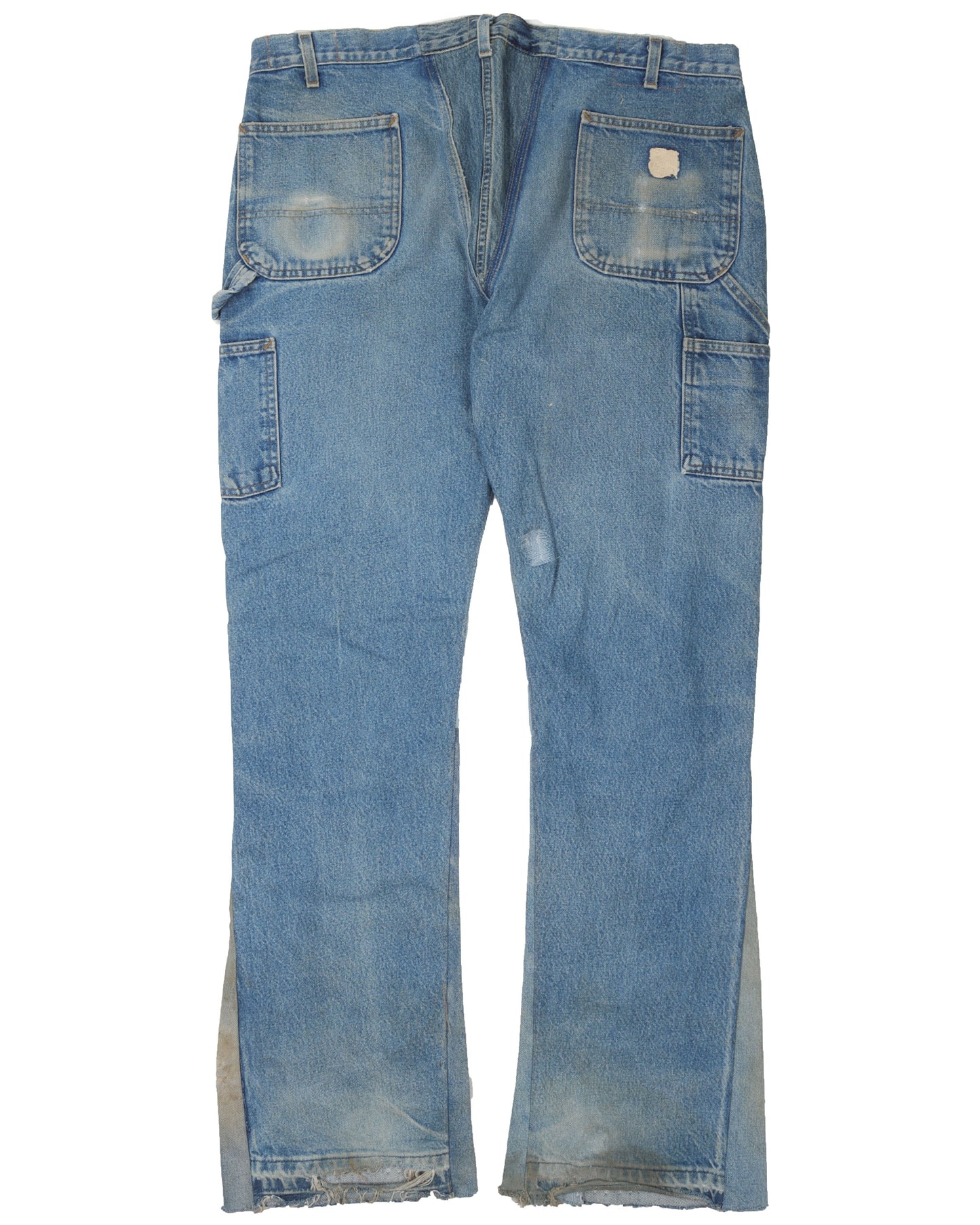 La Flare Light Wash Carpenter Pants