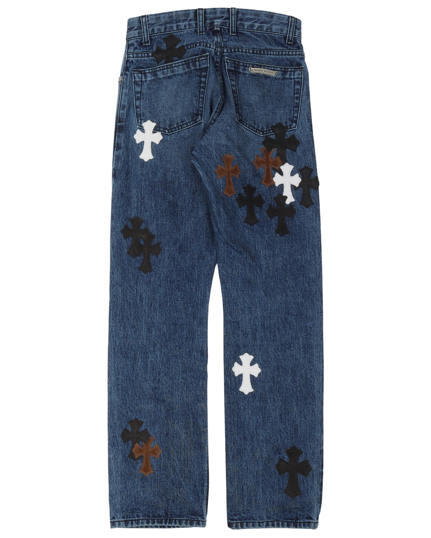 Denim w/ 35 Cross Patches
