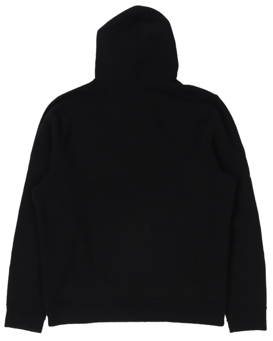 Embroidered Cashmere Hoodie