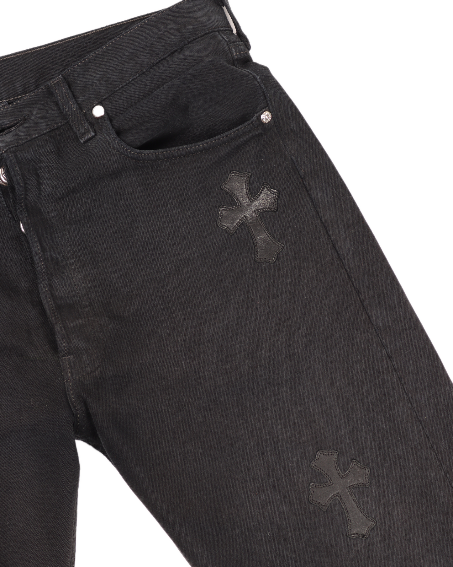 LEVI'S LEOPARD CROSS PATCH DENIM