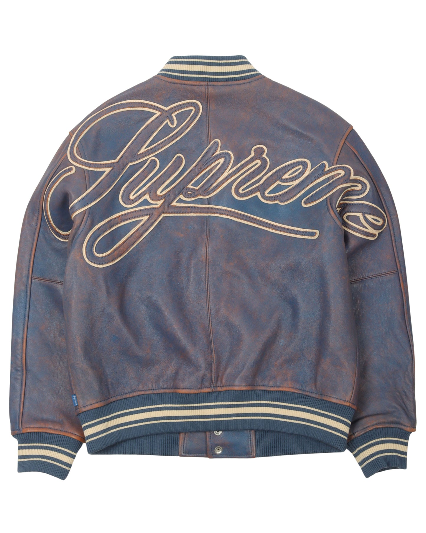 Script Leather Jacket