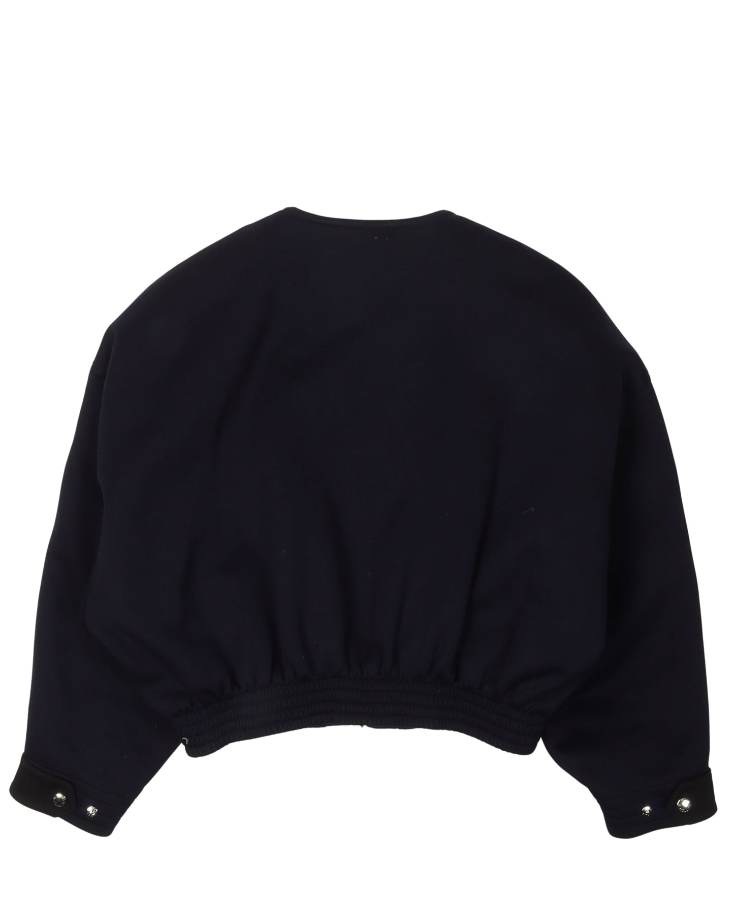 Cropped Shoulder Zip Bomber Jacket