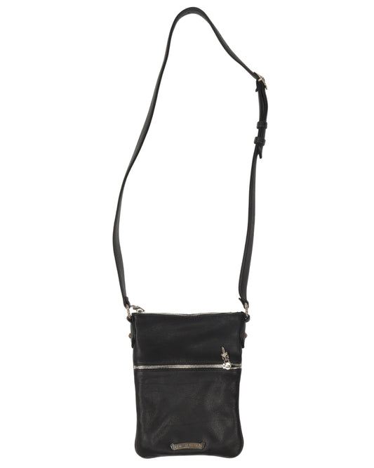 Cross Patch Leather Bag