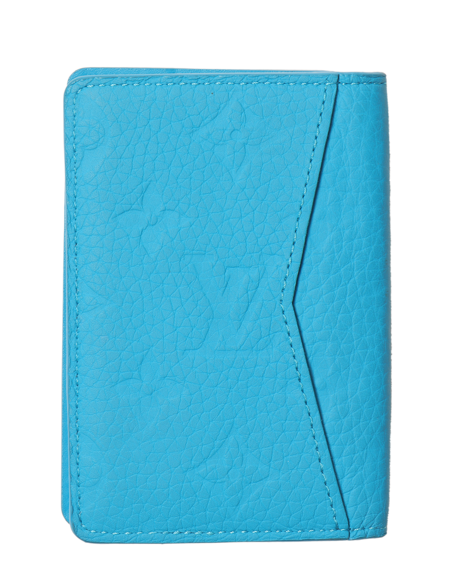 Leather Monogram Bi-Fold Cardholder