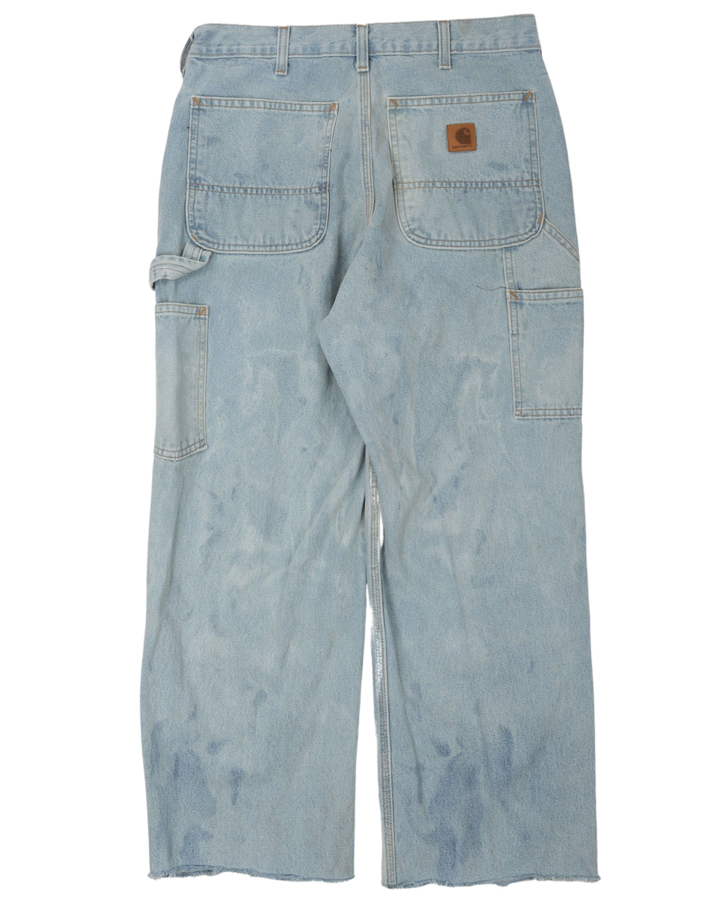 Carhartt Hemmed Denim Carpenter Pants