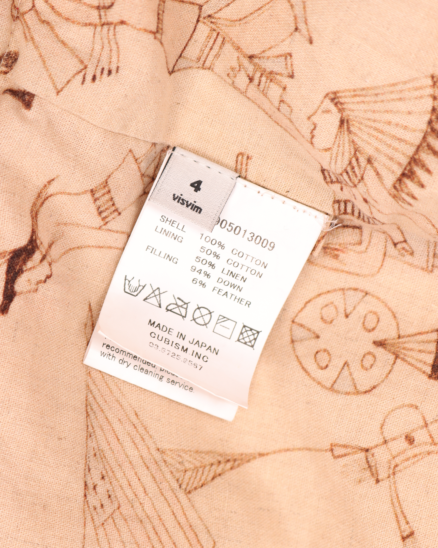 FW 2012 Red Bandana Kerchief Down Jacket