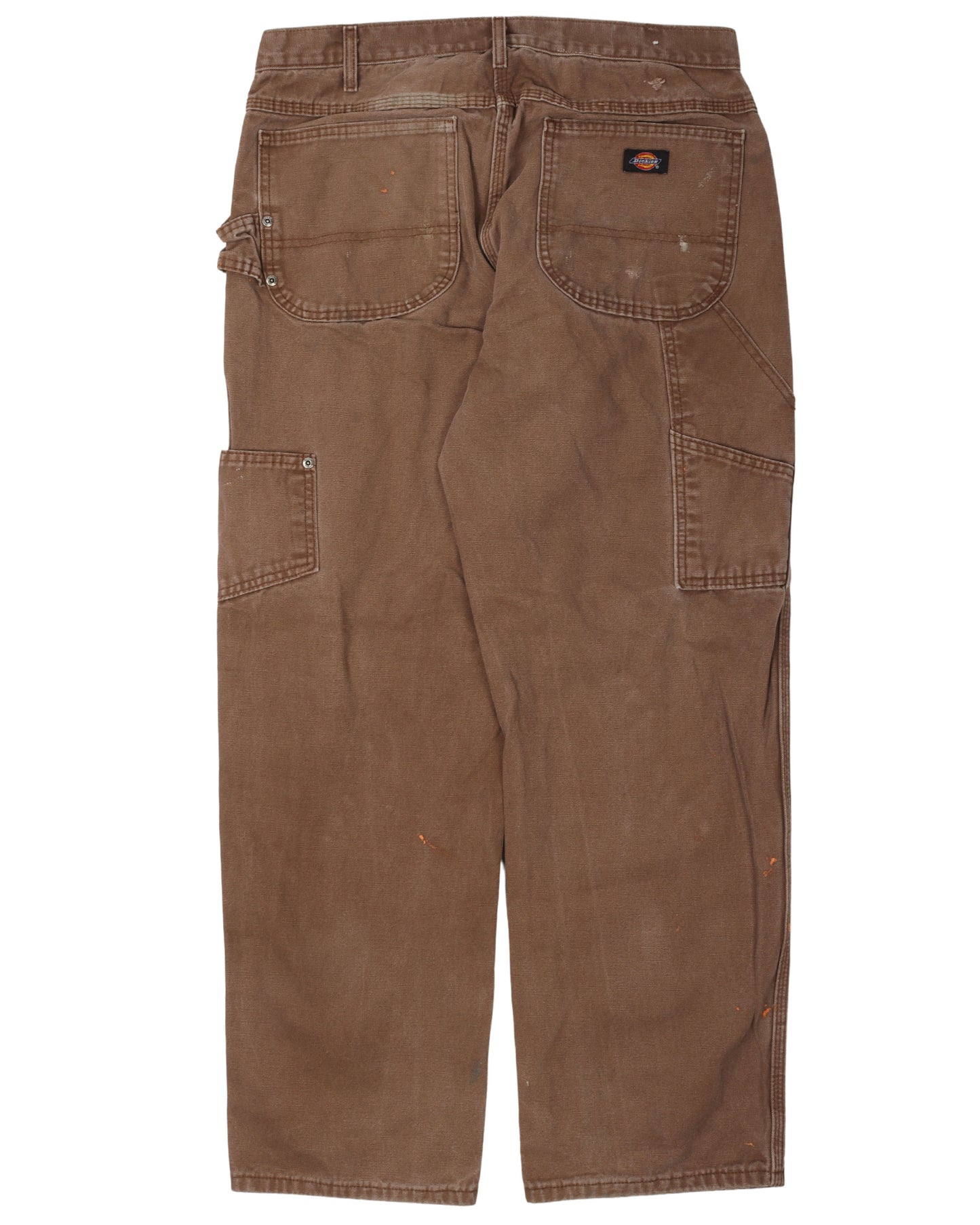 Dickies Brown Painted Carpenter Pants