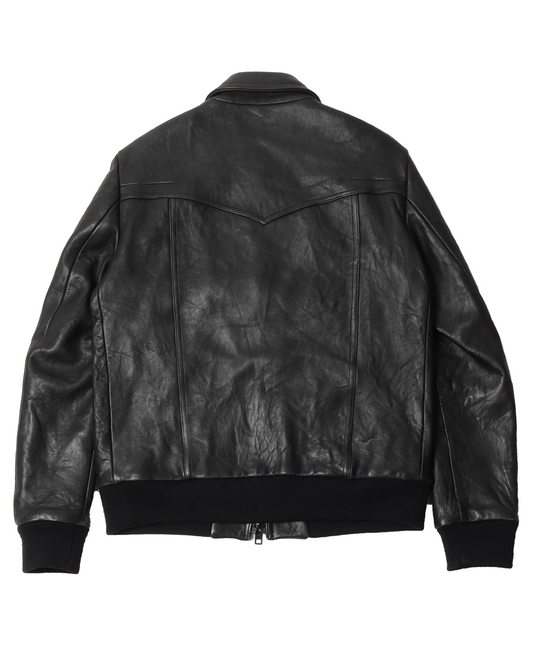 Leather Western Style Jacket