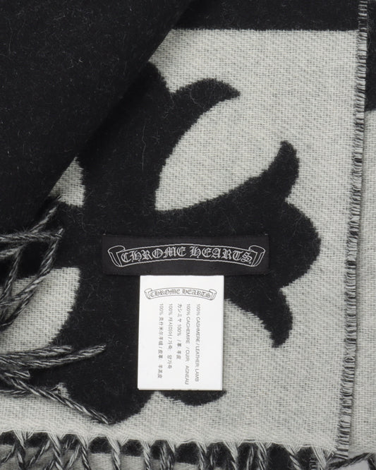 Leather Cross Cashmere Blanket