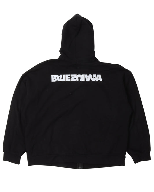 Logo Zip Up Hoodie