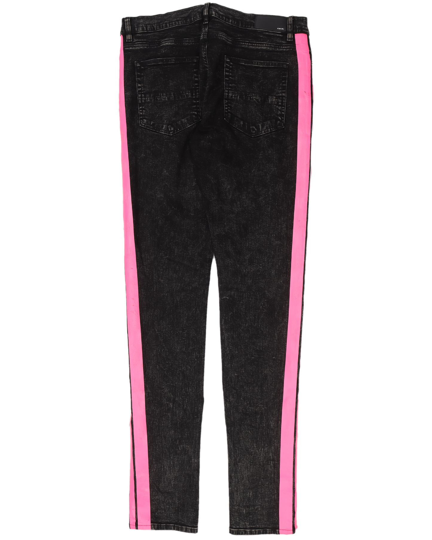 Acid Wash Broken Track Denim