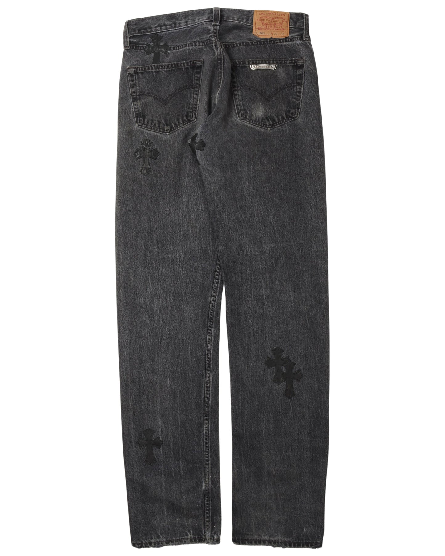 Levi's Black Cross Patch Jeans