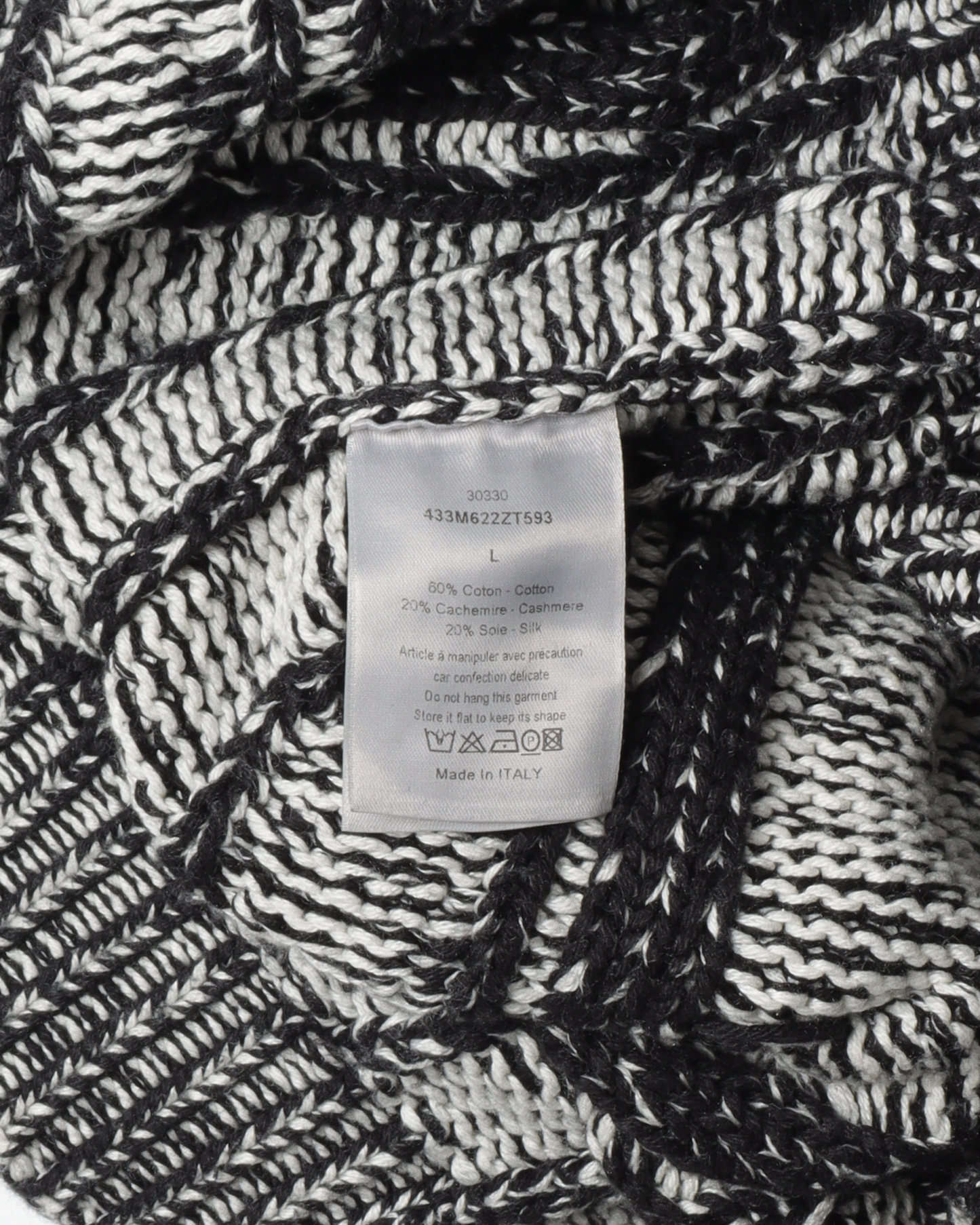 Two Tone Knit Sweater