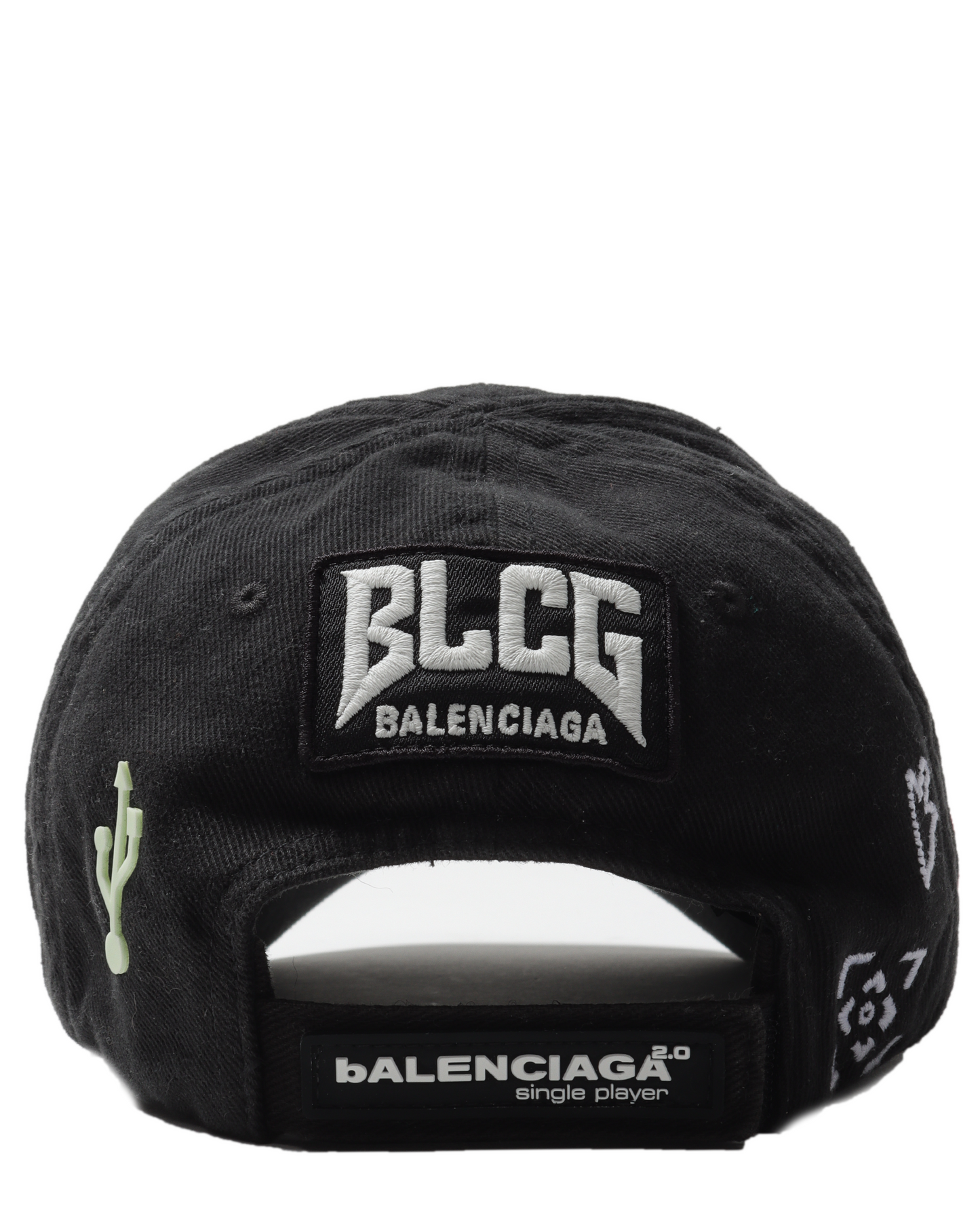 Embroidered Denim Gamer Hat