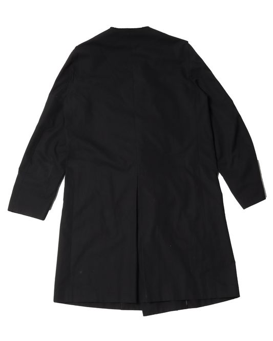 Long No Collar Jacket