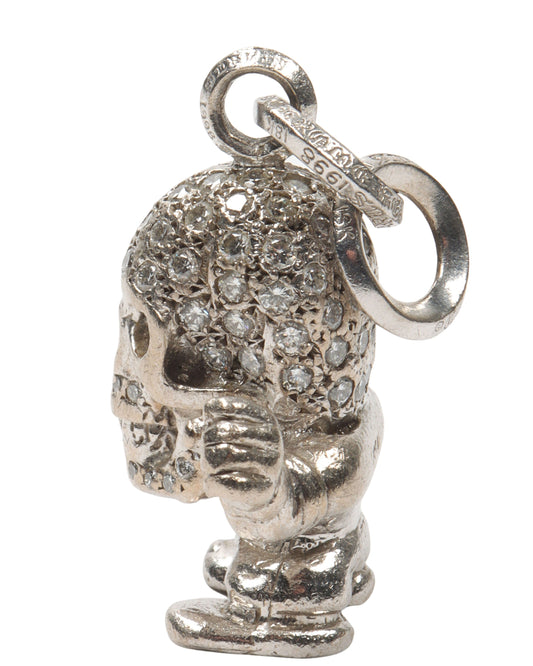 "Harris Teeter" Diamond 18k White Gold Foti Pendant