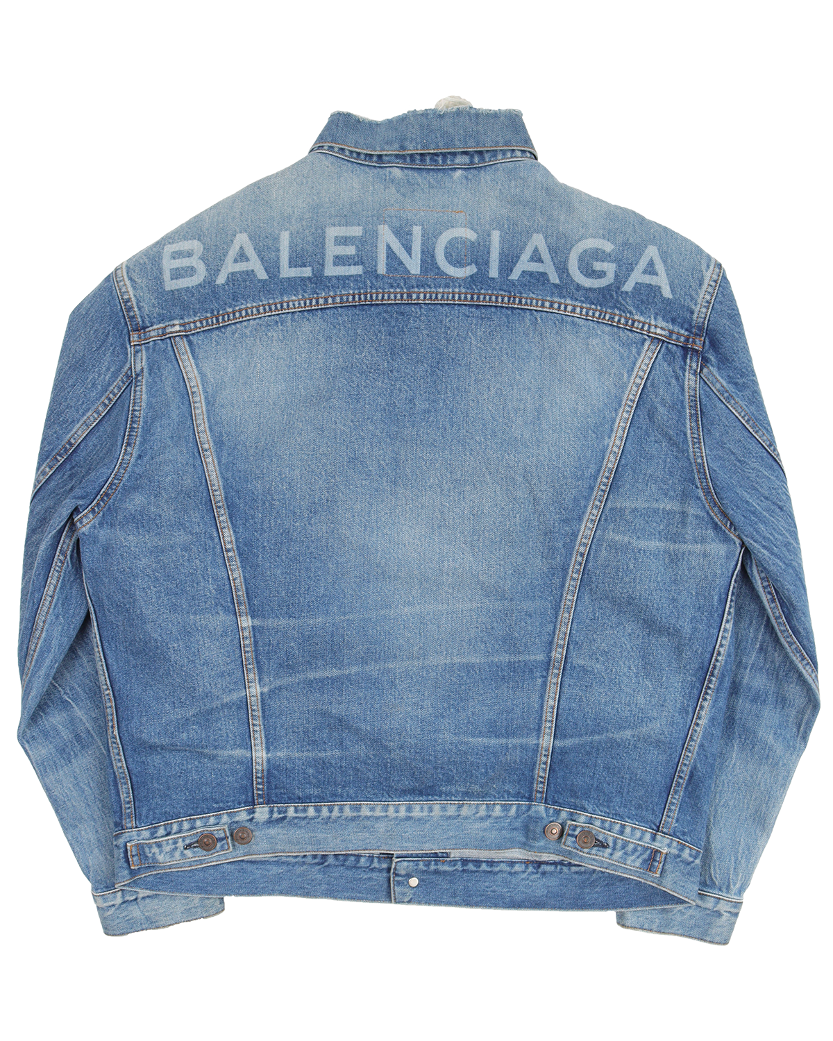 FW17 Oversized Distressed Denim Jacket