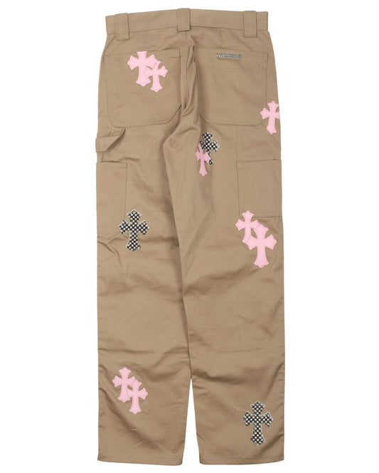 Double Knee Cross Patch Pants