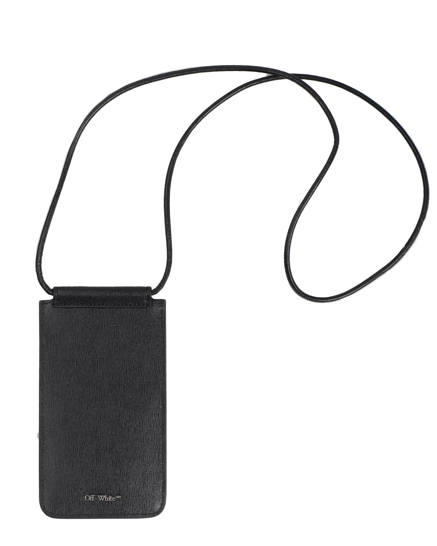 Diag Saffiano Neck Pouch