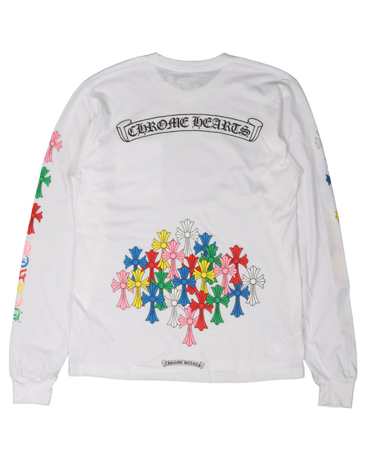 Multi-Color Cross Long Sleeve T-Shirt