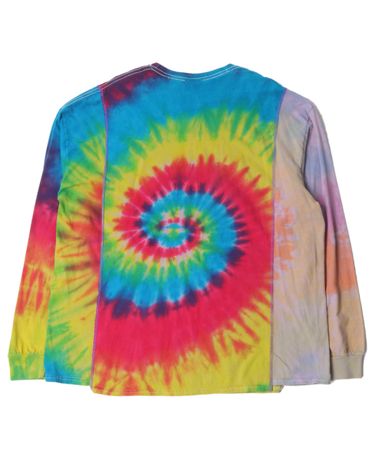 "Rebuild" Tie Dye Long Sleeve T-Shirt