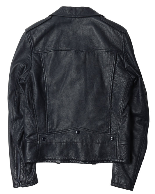 Lamb Leather Biker Jacket