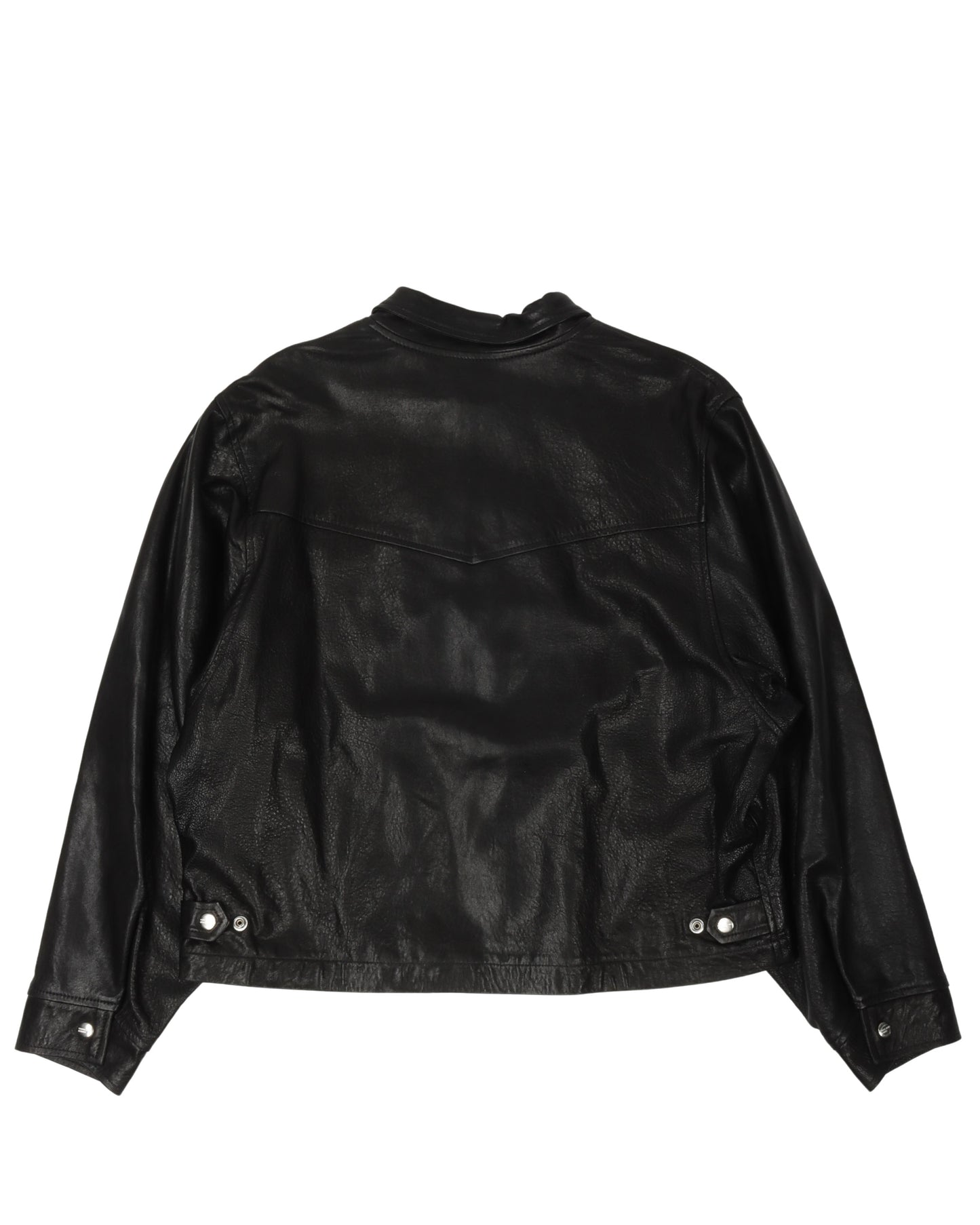 SSENSE Exclusive Lamb Leather Western Jacket