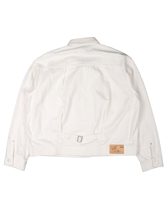 White Denim Jacket