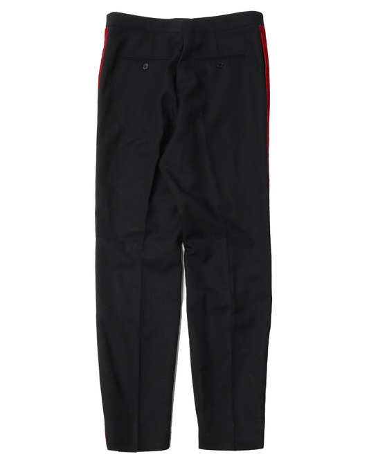 Wool Striped Trousers