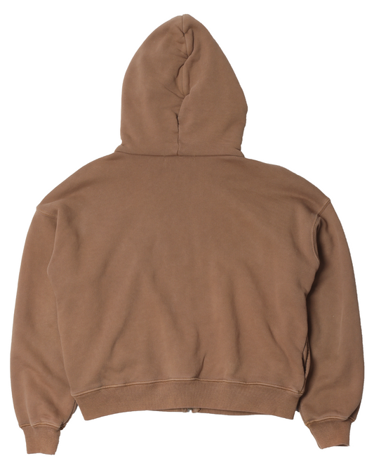 Season 6 Brown Zip Up Hoodie