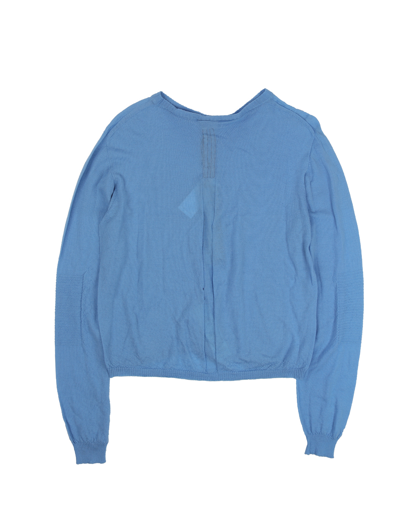 FW20 Oversized Cropped Biker Sweater (Lapis)