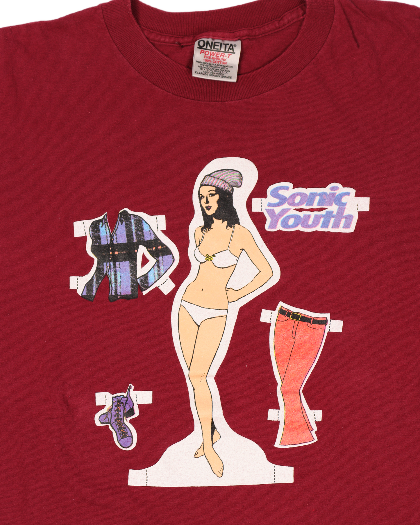 Sonic Youth Paper Doll T-Shirt