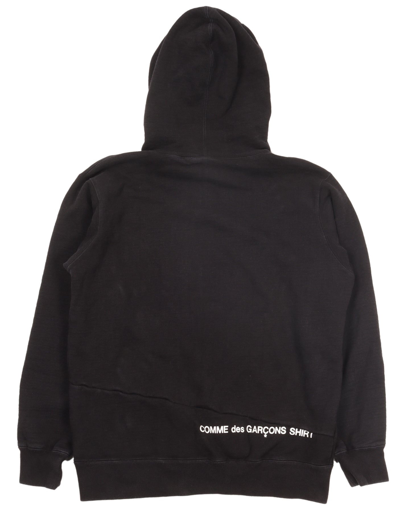 Comme Des Garcons Split Box-Logo Hoodie (2018)