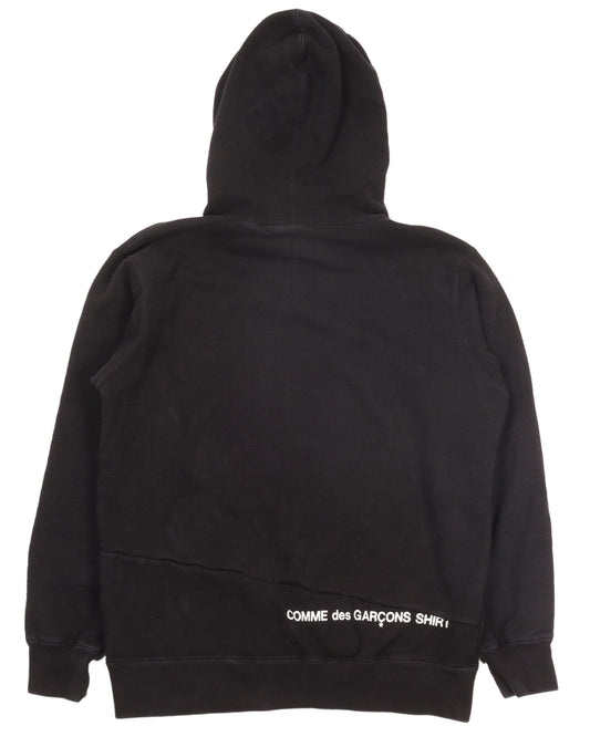 Comme Des Garcons Split Box-Logo Hoodie (2018)