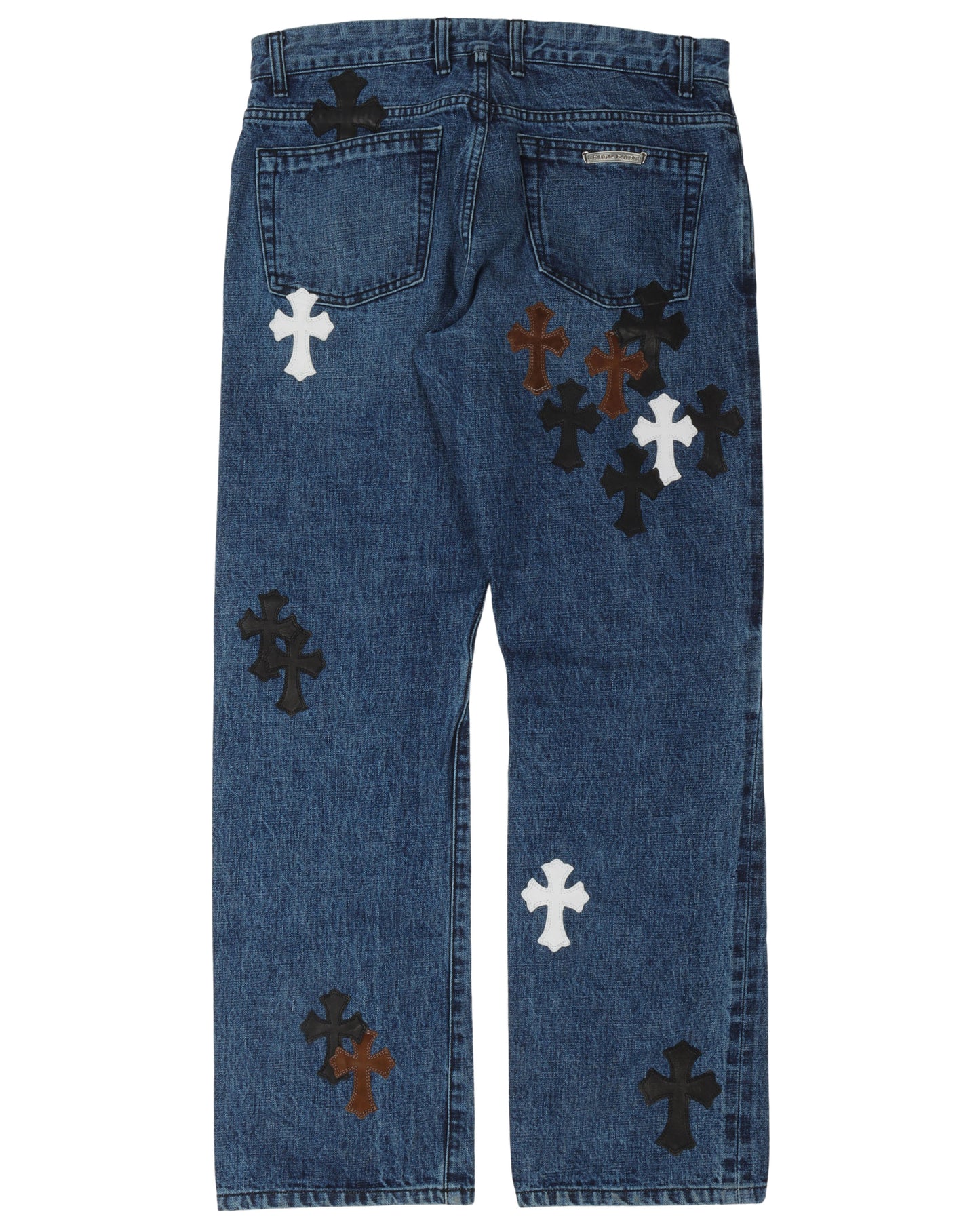 Fleur Knee Denim w/ 33 Cross Patches
