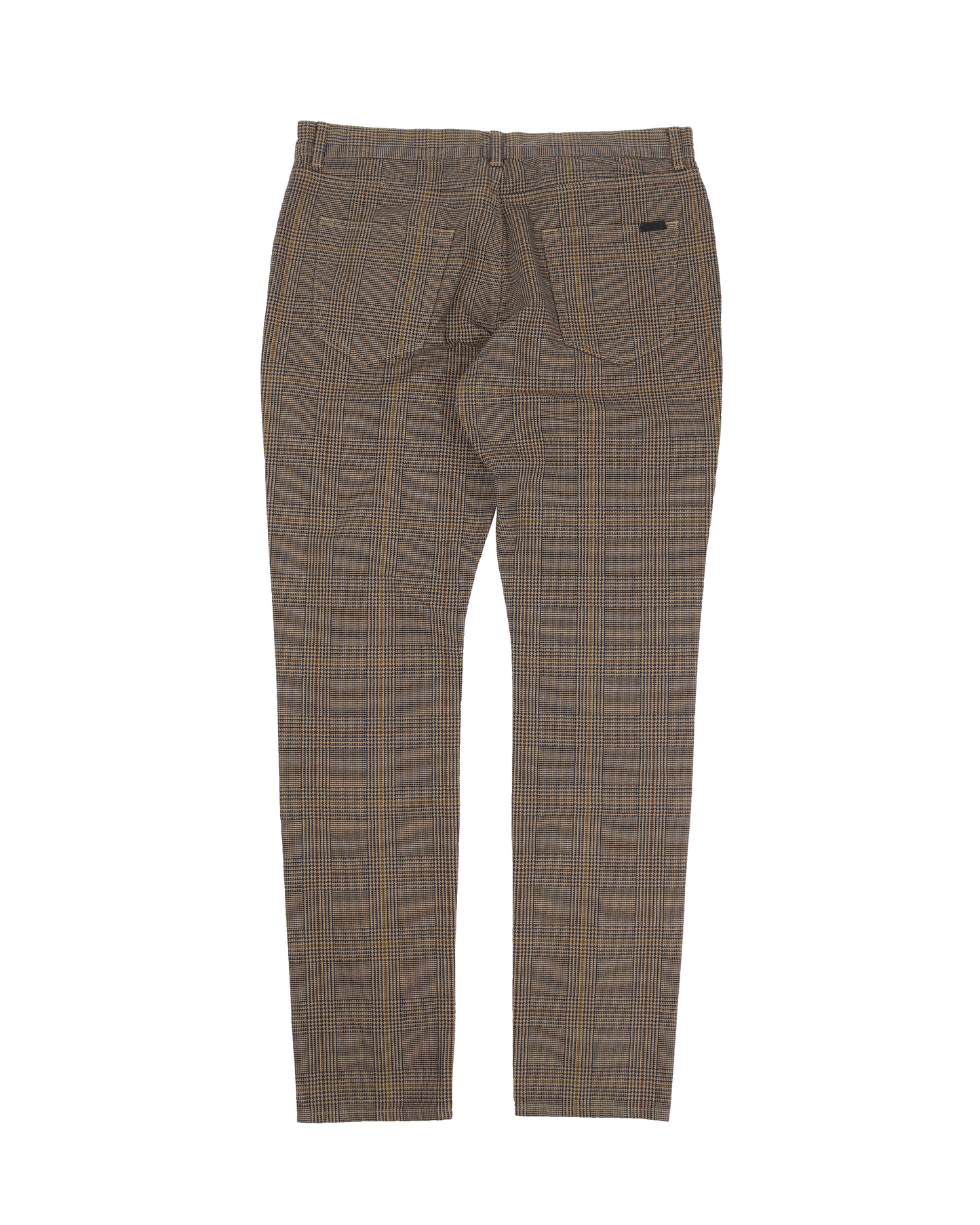 D24 Plaid Skinny Medium Waist Jeans